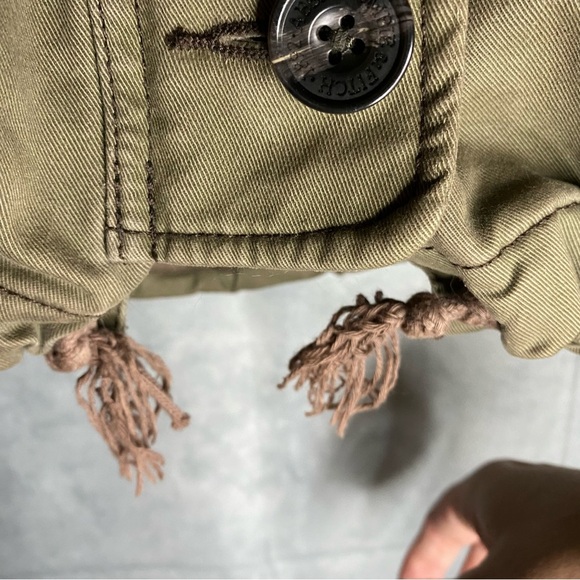 Abercrombie & Fitch Vintage XS Military Parka faux fur Lined Coat - Picture 4 of 8